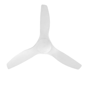 Horizon DC Ceiling Fan with Wall Control & Remote/SMART – White 52″