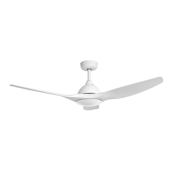 Horizon DC Ceiling Fan with Wall Control & Remote/SMART – White 52″