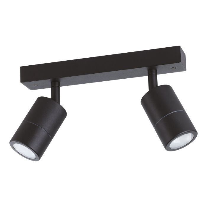 FREMANTLE EXT SP 2X5W LED TRI-COL BLK BAR