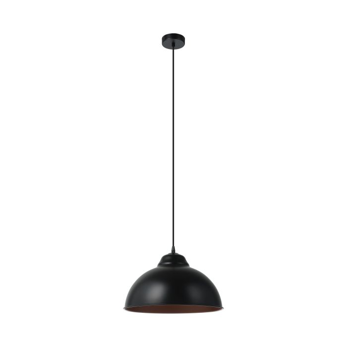 TRURO 2 H/L 1X60W E27 BLK/COP
