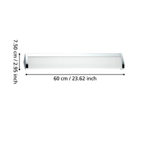 GITA 2 W/L 16W LED 4000K CHR/OPAL 600MM
