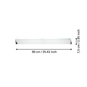 GITA 2 W/L 24W LED 4000K CHR/OPAL 900MM