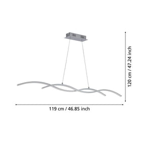 LASANA 2 H/L 2X13W LED 3000K CHR