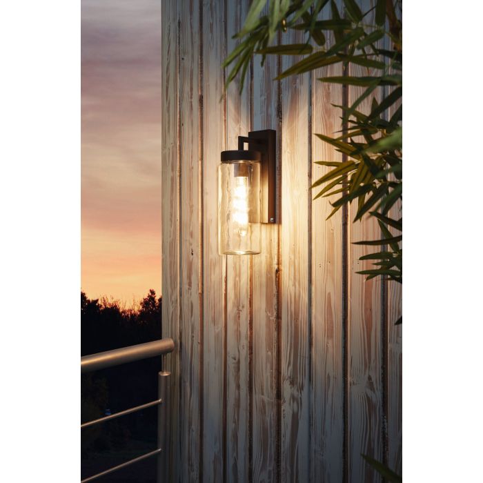 BOVOLONE EXT W/L 1X60W E27 BLK