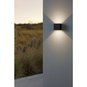 CALPINO EXT W/L 2X2.3W LED 3000K ANTH