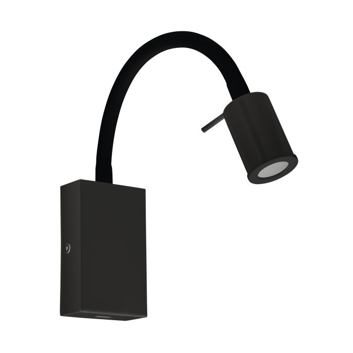 TAZZOLI W/L 3.5W LED 3000K BLK W/USB CHRG