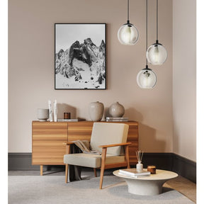 ARISCANI H/L 3X40W E27 BLK/BLK TR