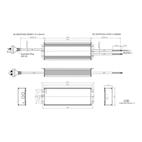400W 12V DC 33.3A LED Driverv