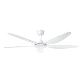 MIAMI 60 DC FAN 20W LED TRI-COL WHT