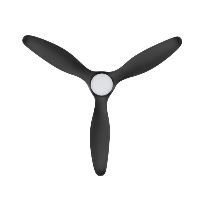NOOSA 60 DC FAN 18W LED TRI-COL BLK