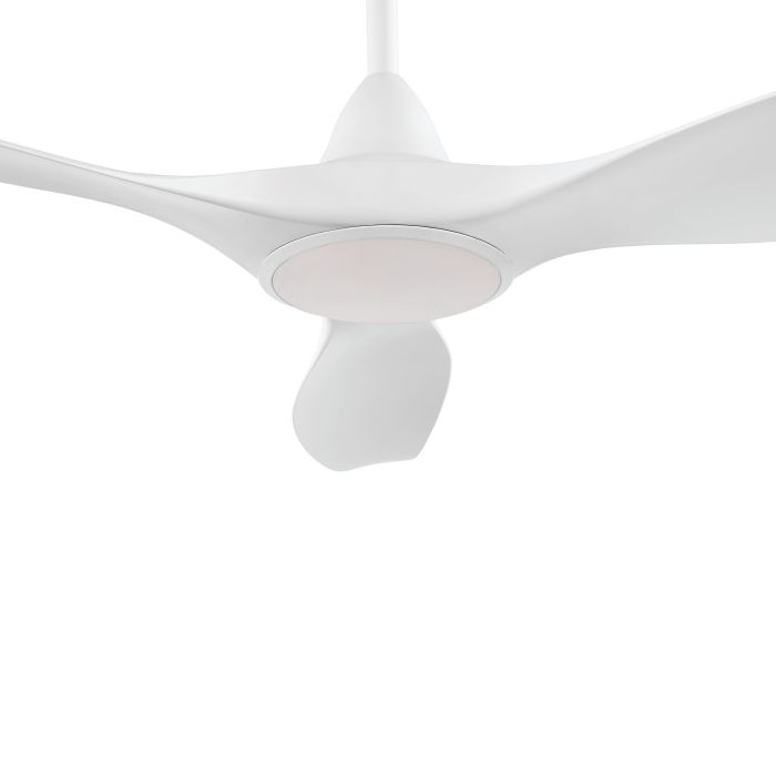 NOOSA 60 DC FAN 18W LED TRI-COL WHT