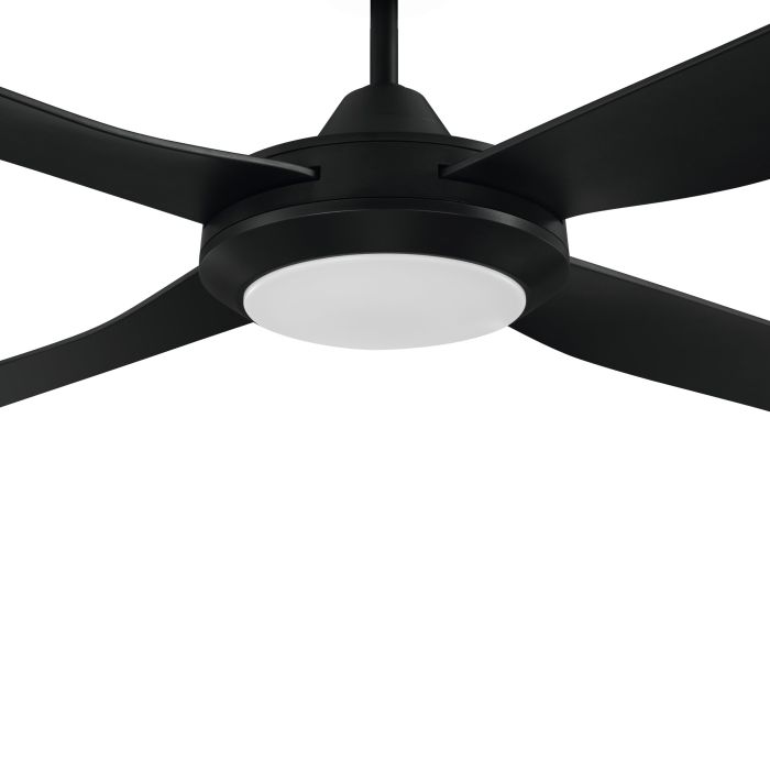 BONDI 48 AC FAN 20W LED TRI-COL BLK