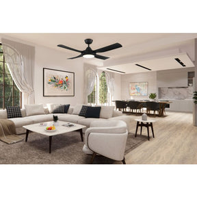 BONDI 48 AC FAN 20W LED TRI-COL BLK