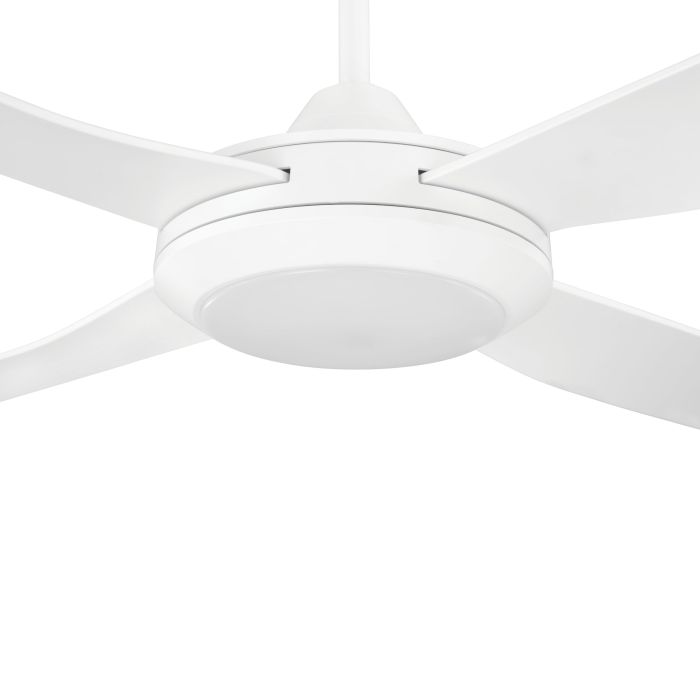 BONDI 52 AC FAN 20W LED TRI-COL WHT