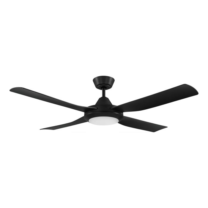 BONDI 52 AC FAN 20W LED TRI-COL BLK