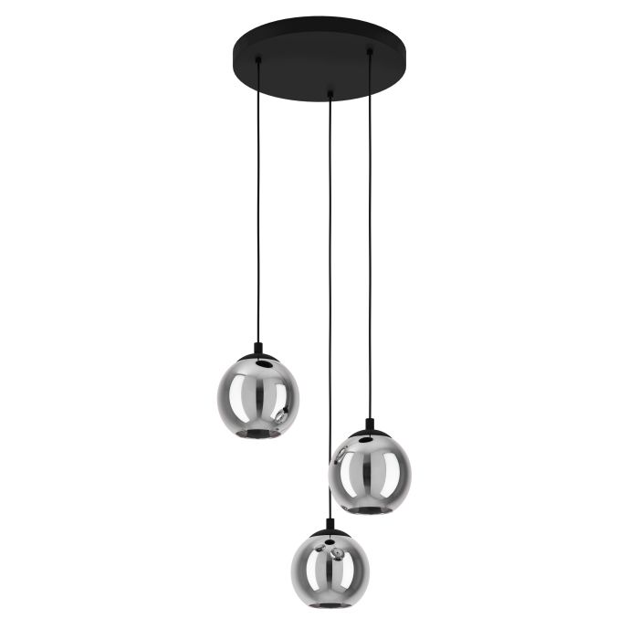 ARISCANI H/L 3X40W E27 BLK/BLK TR