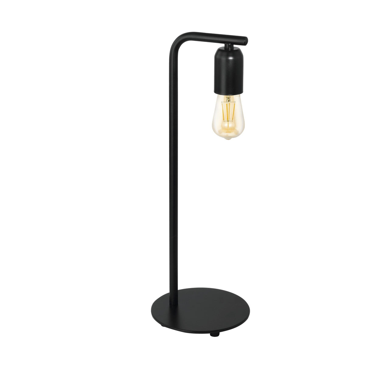 Adri 3 T/l 1x12w E27 Blk - Table Lamp - Lux Lighting