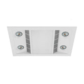 Blaze 3-in-1 Bathroom Heater, Exhaust Fan & LED Light White