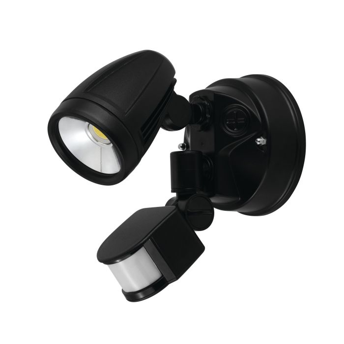 CHOPPER EXT SP 1X15W LED TRI-COL BLK W/SENS