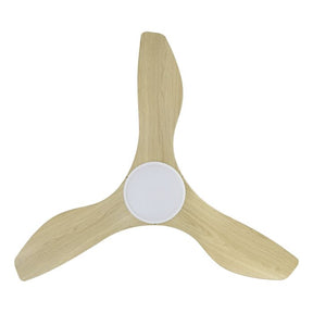 SURF 40 DC FAN LED TRI-COL OAK/WHT