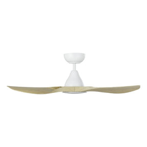 SURF 40 DC FAN LED TRI-COL OAK/WHT