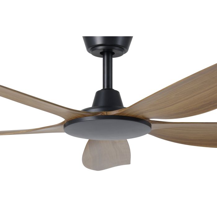 MIAMI 48 DC FAN BLK/NEW TEAK