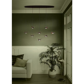 PARATEBUENO H/L 8X3W LED 3000K NKL NERO OBLONG