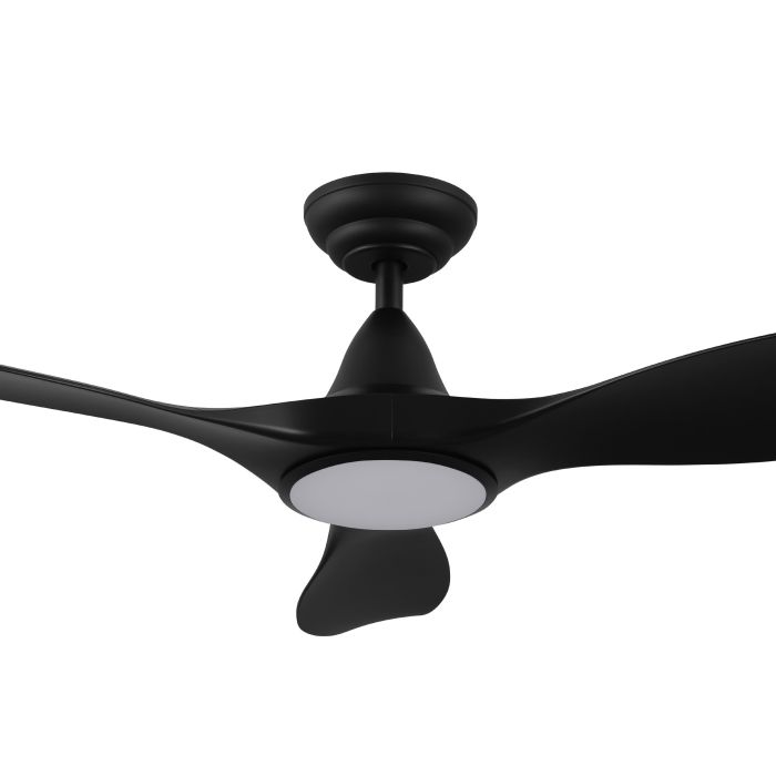 NOOSA 40 DC FAN 18W LED TRI-COL BLK