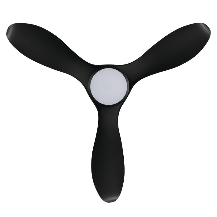 NOOSA 46 DC FAN 18W LED TRI-COL BLK