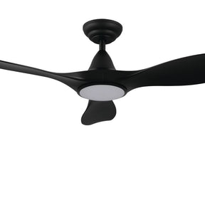 NOOSA 46 DC FAN 18W LED TRI-COL BLK