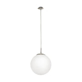 RONDO H/L 1X60W E27 SN/OPAL 250MM 2M