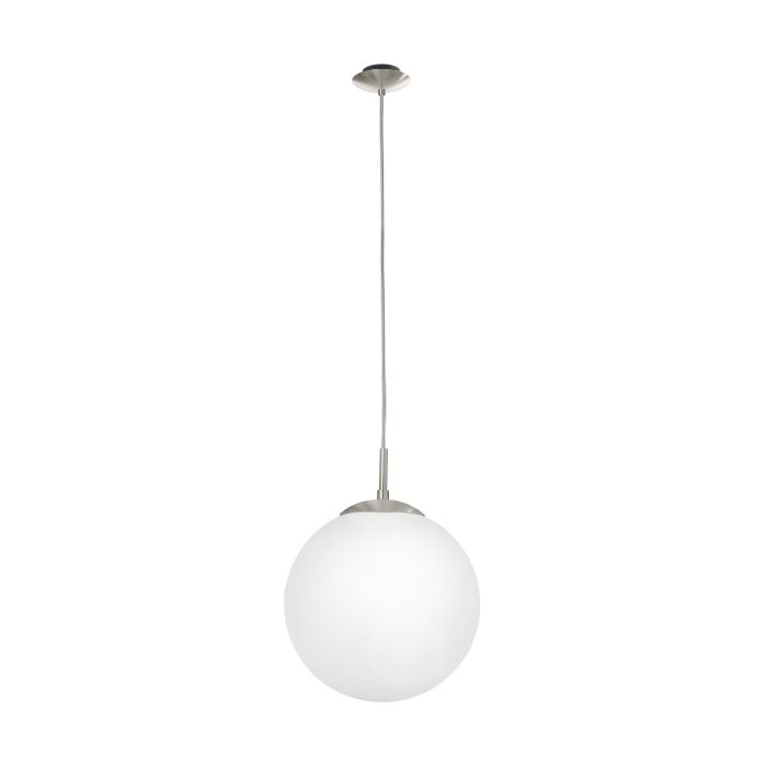 RONDO H/L 1X60W E27 SN/OPAL 250MM 2M