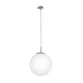RONDO H/L 1X60W E27 SN/OPAL 300MM 2M