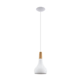 SABINAR H/L 1X60W E27 WHT SML 2M