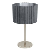 Tamaresco T/l 1x40w E27 Sn/grey - Table Lamp - Lux Lighting