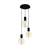 POZUETA H/L 3X40W E27 BLK