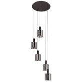 GOROSIBA H/L 5X40W E27 BLK/BLK TR