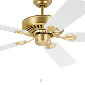 WAIKIKI 52 AC FAN BRS MATT/WHT