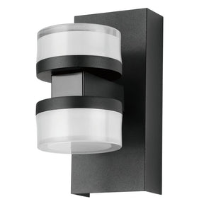 ROMENDO 2 W/L 2X5W LED TRI-COL BLK