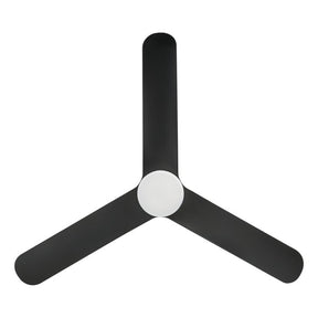 ILUKA 52 DC FAN 18W LED TRI-COL BLK HUGGER