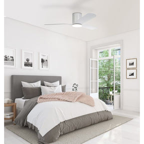 ILUKA 52 DC FAN 18W LED TRI-COL WHT HUGGER