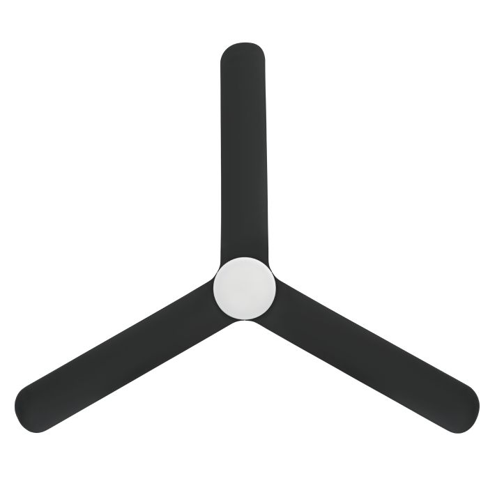 ILUKA 60 DC FAN 18W LED TRI-COL BLK HUGGER