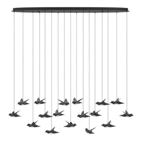 PARATEBUENO H/L 17X3W LED 3000K NKL NERO OBLON