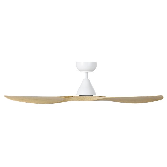 SURF 48 DC FAN OAK/WHT