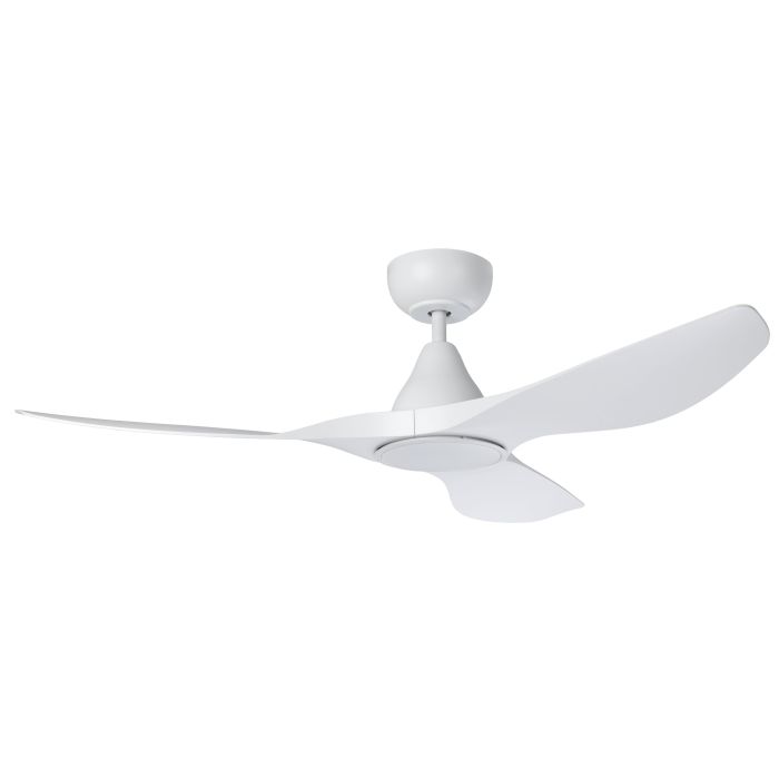 SURF 48 DC FAN LED TRI-COL WHT