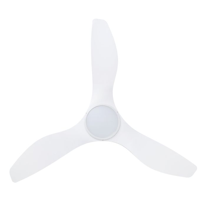 SURF 48 DC FAN LED TRI-COL WHT