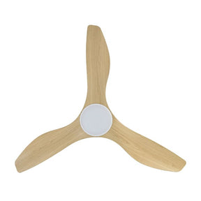 SURF 48 DC FAN LED TRI-COL OAK/WHT
