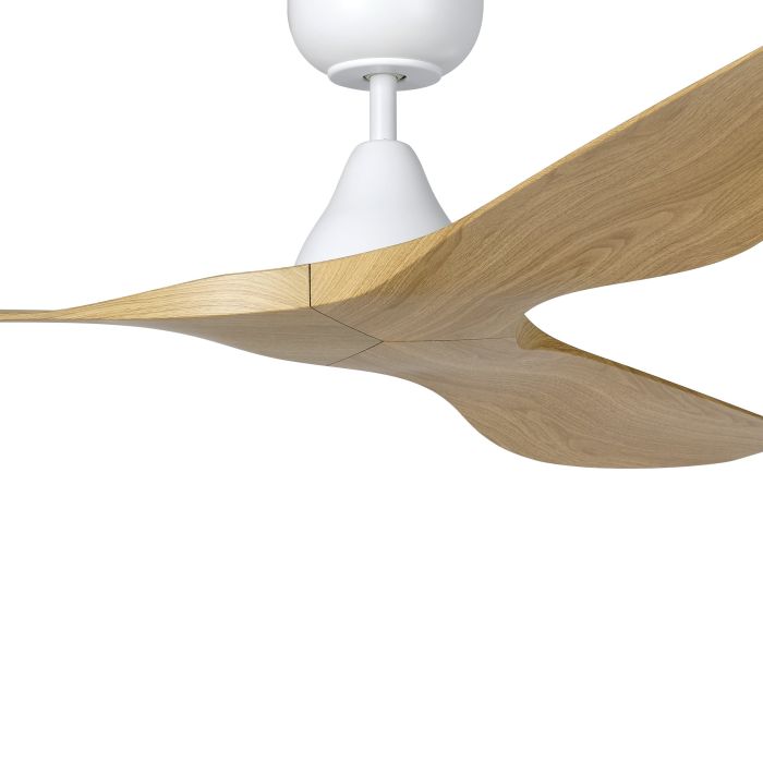 SURF 52 DC FAN OAK/WHT