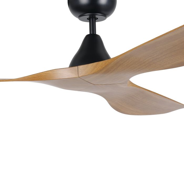 SURF 52 DC FAN BURM TEAK/BLK