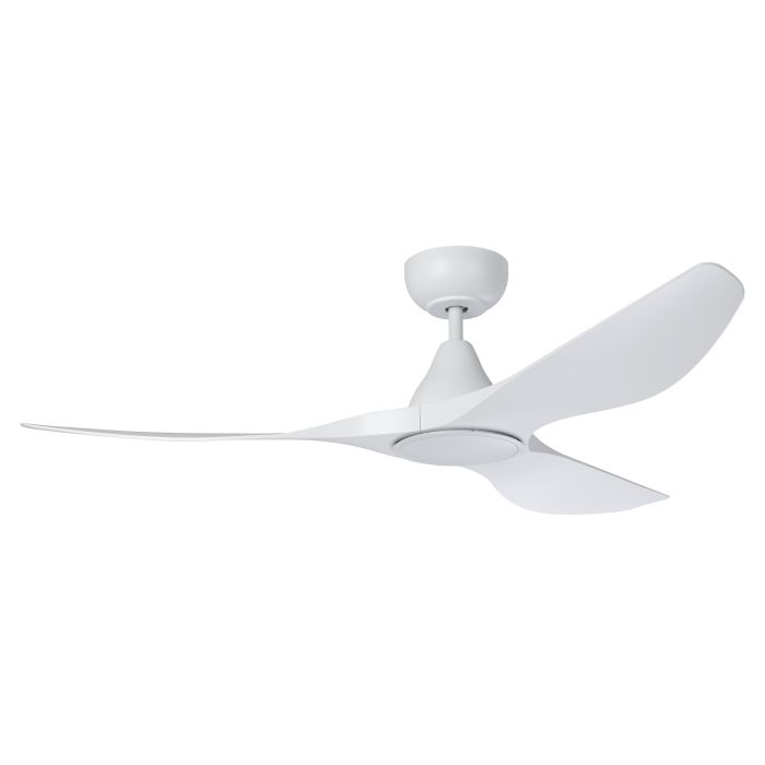 SURF 52 DC FAN LED TRI-COL WHT